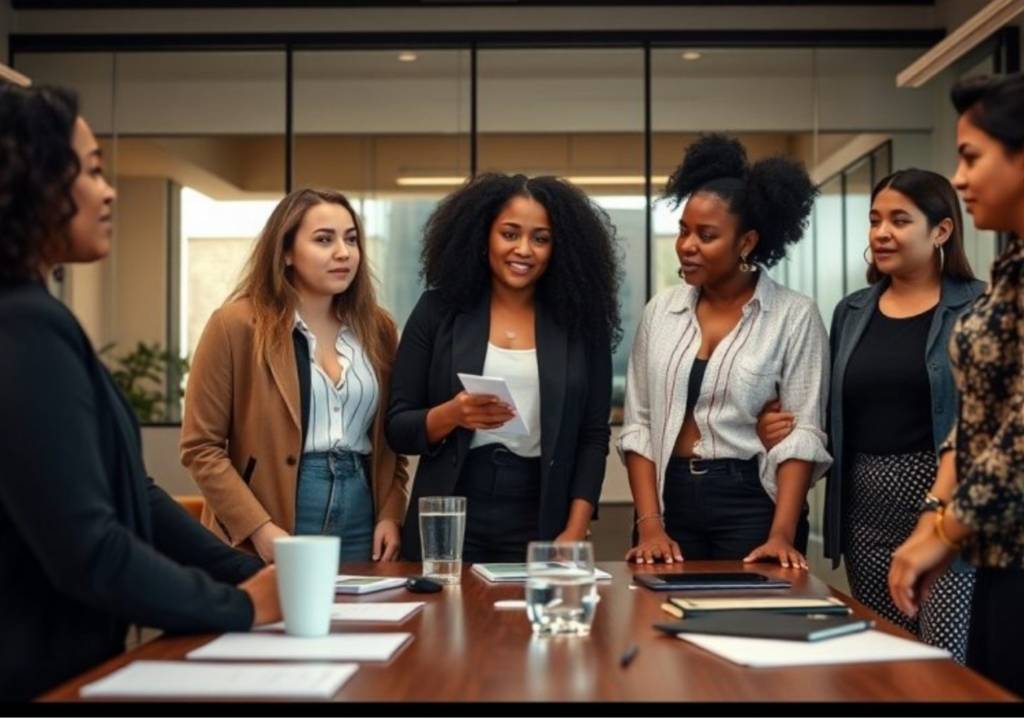 women meeting womens ministry roles
