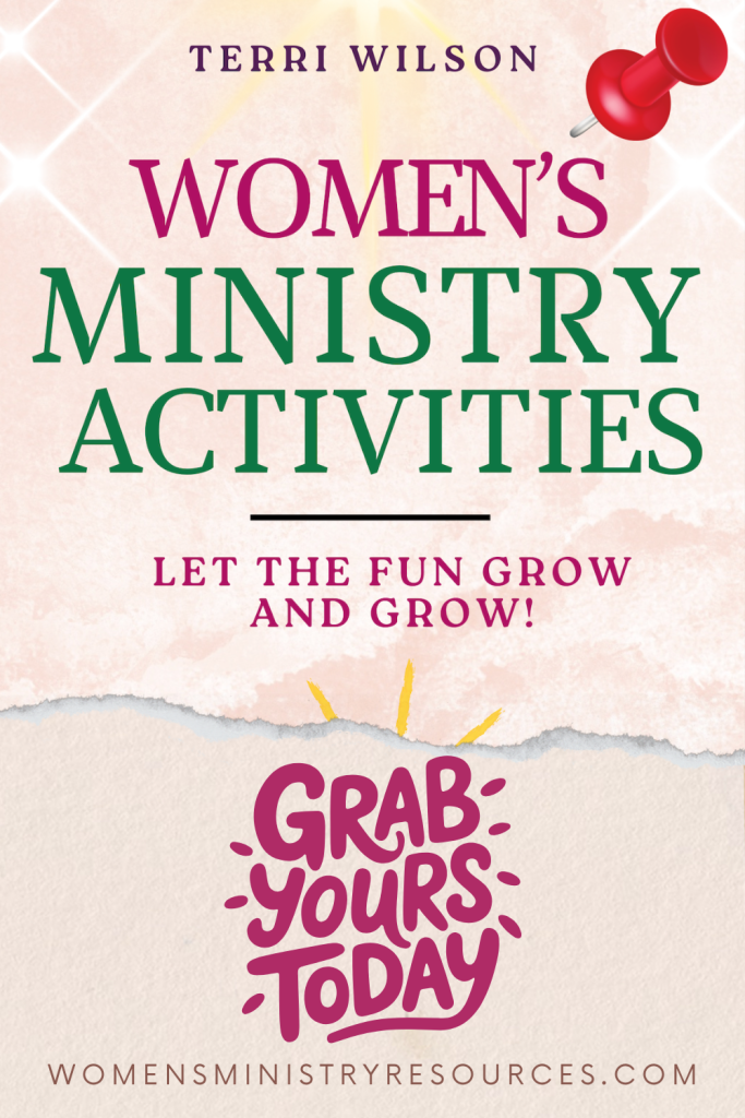Grab your copy of the ebook - womens ministry activities!