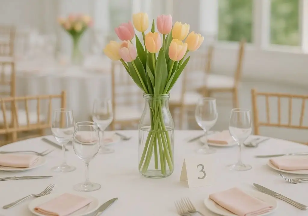 pretty pastel centerpiece Centerpiece Ideas with Pictures