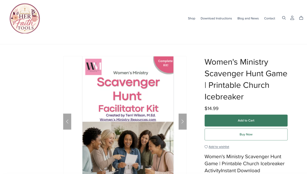 Womens Ministry tools and reosurces
